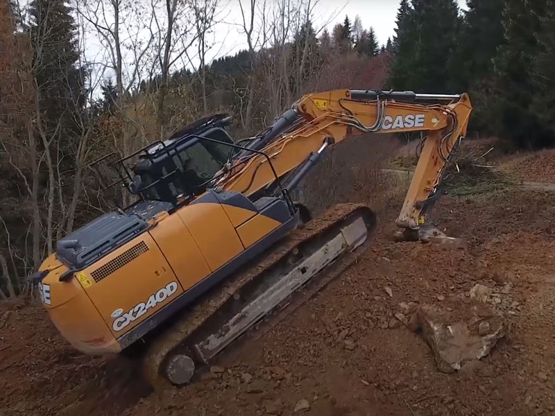 CASE CX240D rupskraan
