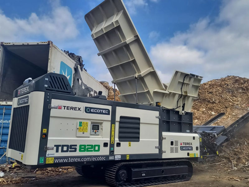 Shredder recycling TDS 820 van Leeuwen