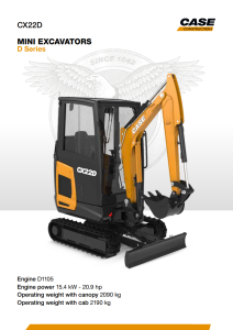 Case CX22D brochure